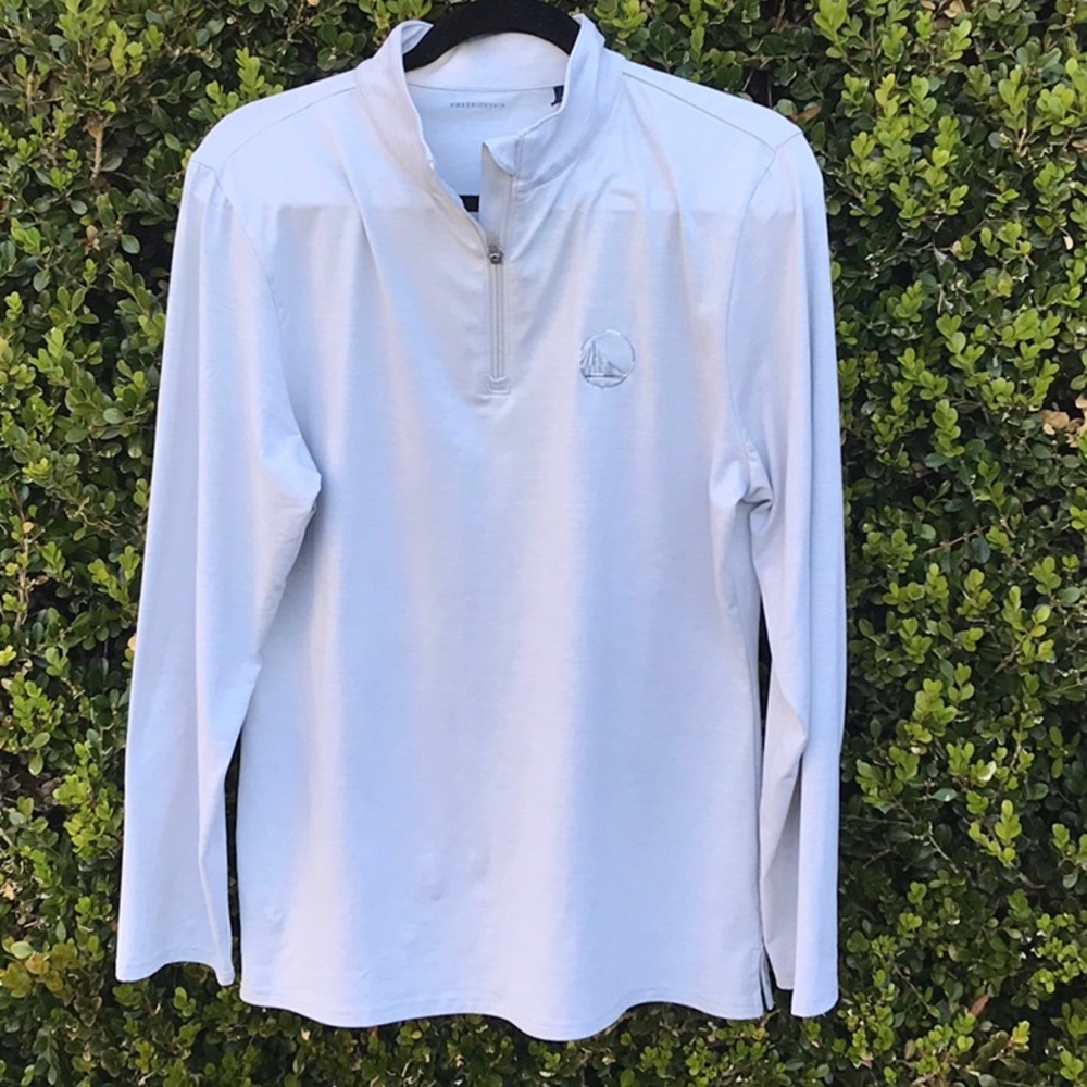 ❤️SALE❤️ Warriors WarriorsVIP brand 1/4 zip double knit top